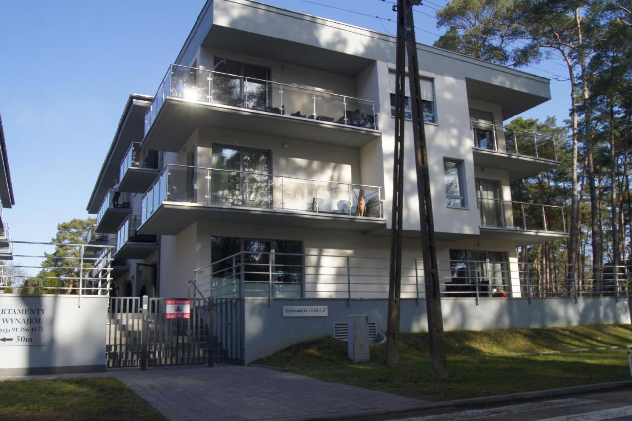Apartament Elvira, Grunwaldzka 12C 포비에로보 외부 사진